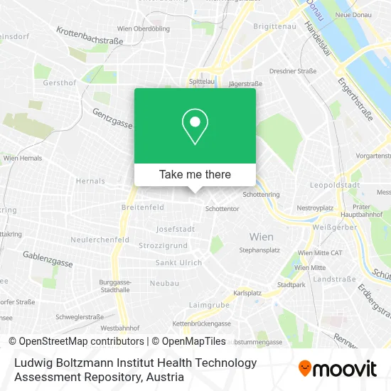 Ludwig Boltzmann Institut Health Technology Assessment Repository map