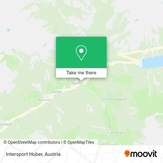 Intersport Huber map
