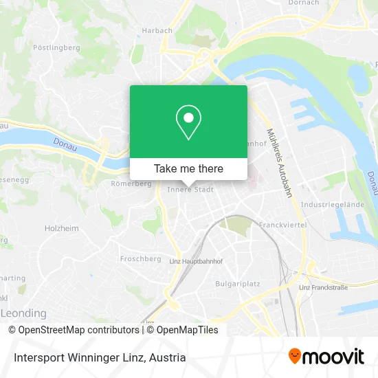 Intersport Winninger Linz map