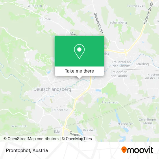 Prontophot map