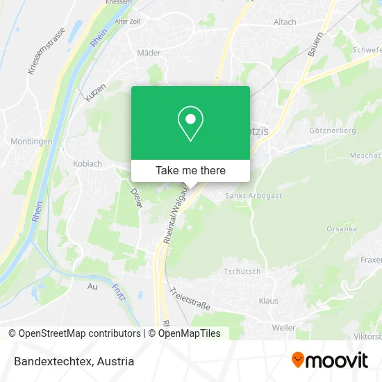 Bandextechtex map