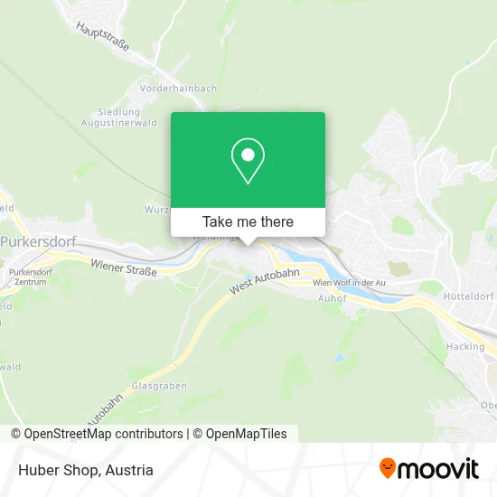 Huber Shop map