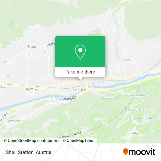 Shell Station map