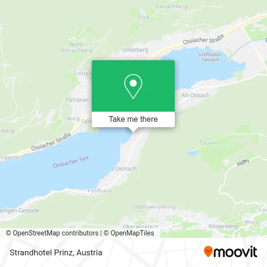 Strandhotel Prinz map