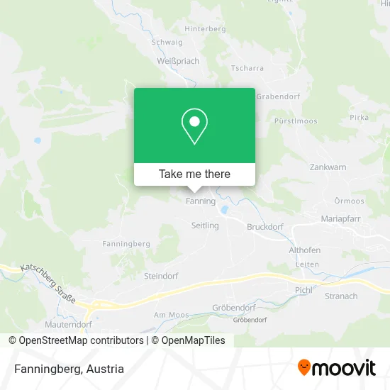 Fanningberg map