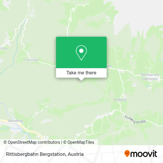 Rittisbergbahn Bergstation map