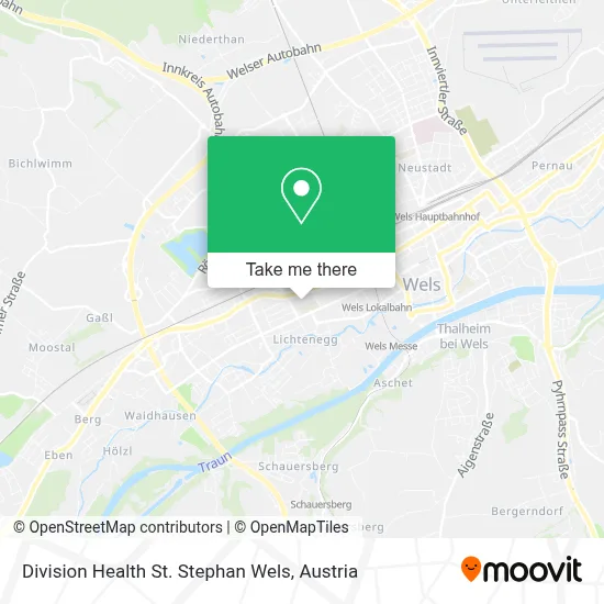 Division Health St. Stephan Wels map