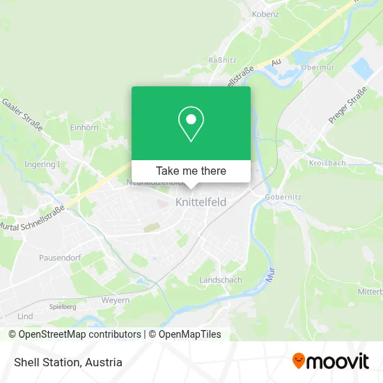 Shell Station map