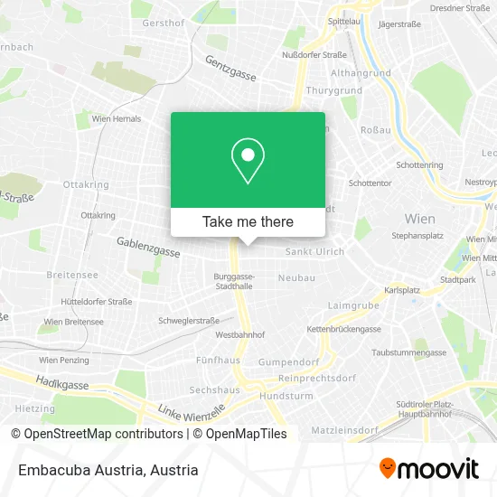 Embacuba Austria map