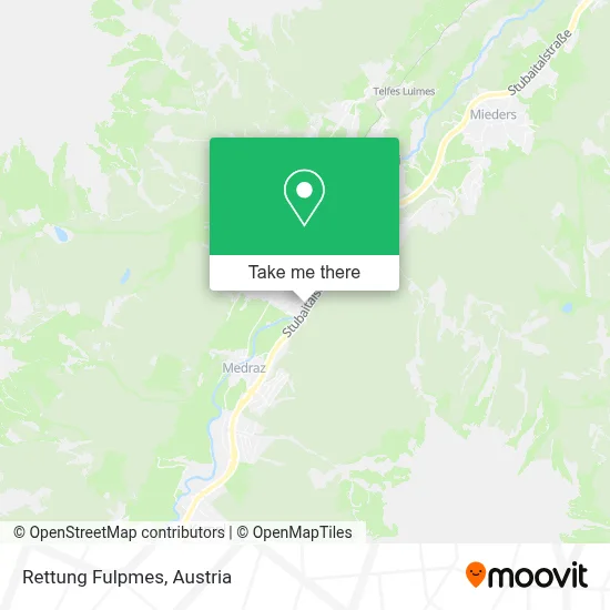 Rettung Fulpmes map