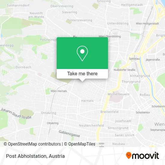 Post Abholstation map