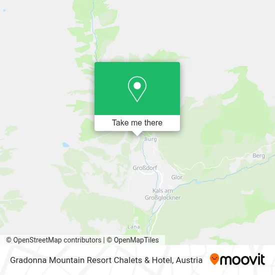 Gradonna Mountain Resort Chalets & Hotel map