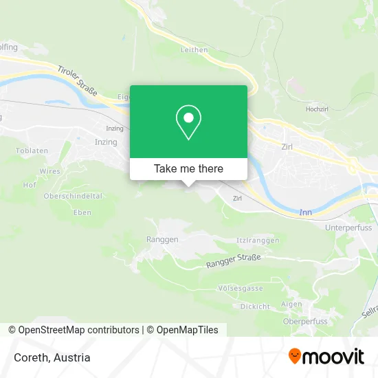 Coreth map