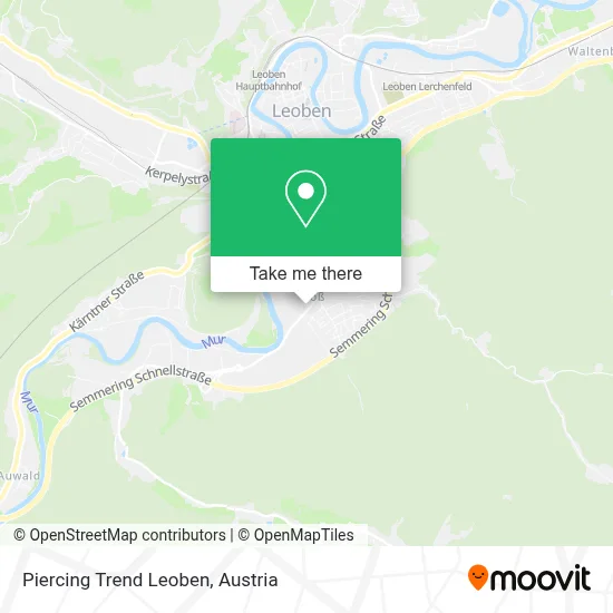 Piercing Trend Leoben map
