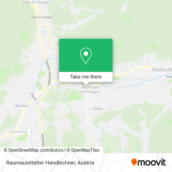 Raumausstatter Handlechner map