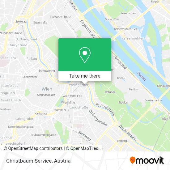 Christbaum Service map