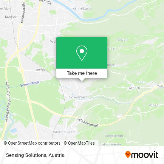 Sensing Solutions map