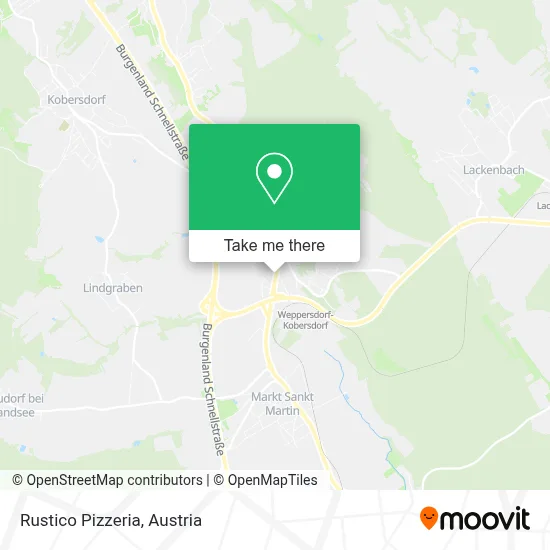 Pizzeria Rustico map