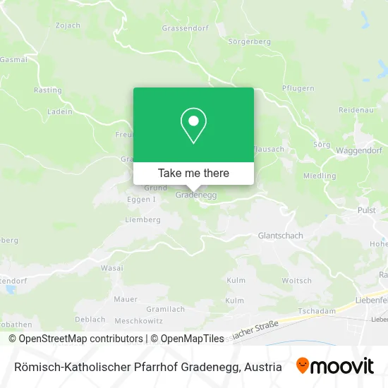 Römisch-Katholischer Pfarrhof Gradenegg map