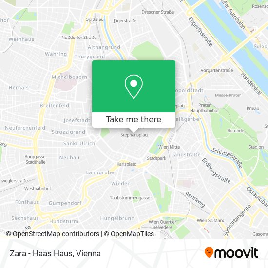 Zara - Haas Haus map