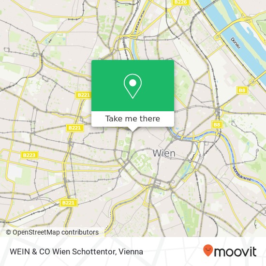 WEIN & CO Wien Schottentor map