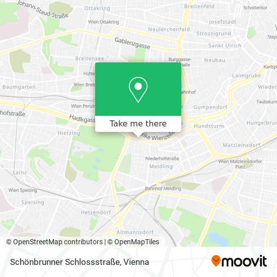 Schönbrunner Schlossstraße map