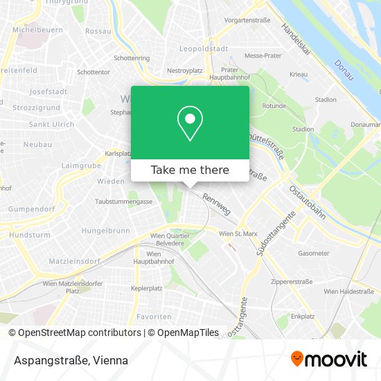 Aspangstraße map