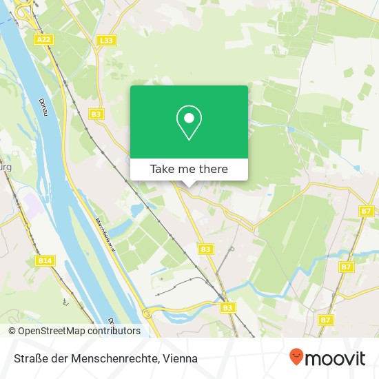 Straße der Menschenrechte map