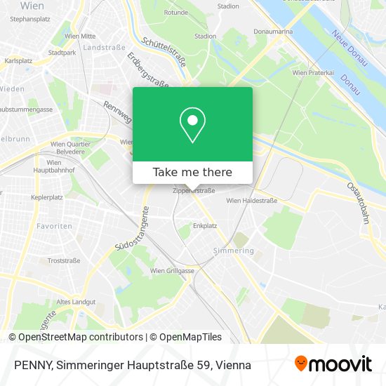 PENNY, Simmeringer Hauptstraße 59 map