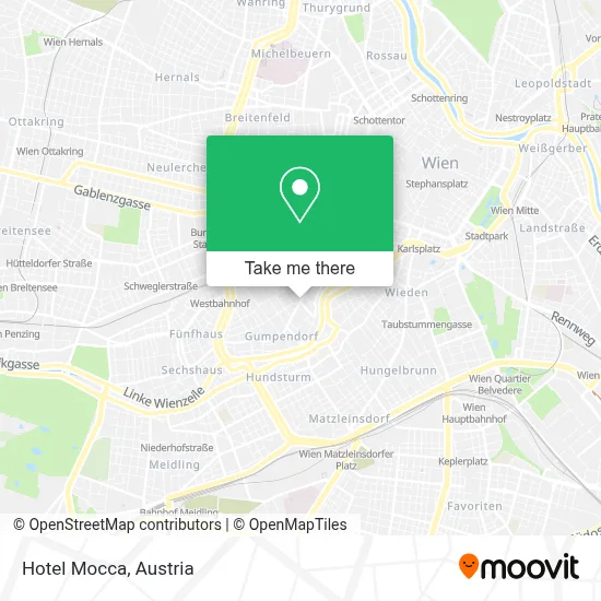 Hotel Mocca map
