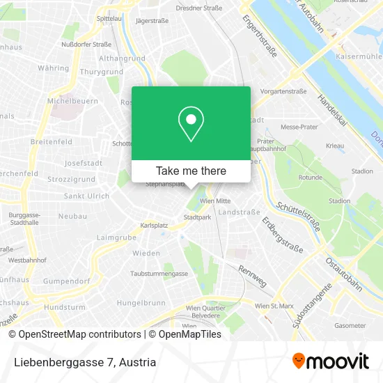 Liebenberggasse 7 map