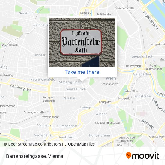 Bartensteingasse map