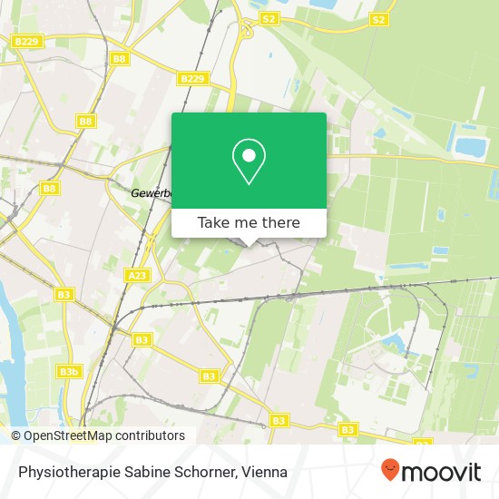 Physiotherapie Sabine Schorner map