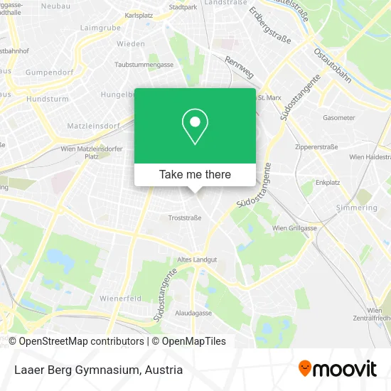 Laaer Berg Gymnasium map
