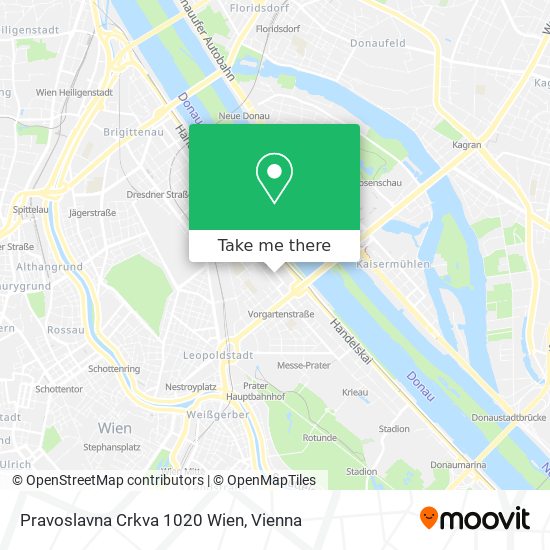 Pravoslavna Crkva 1020 Wien map