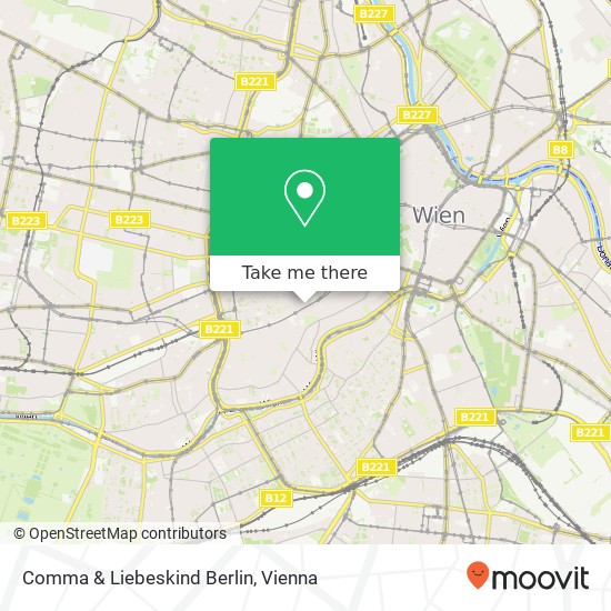 Comma & Liebeskind Berlin map