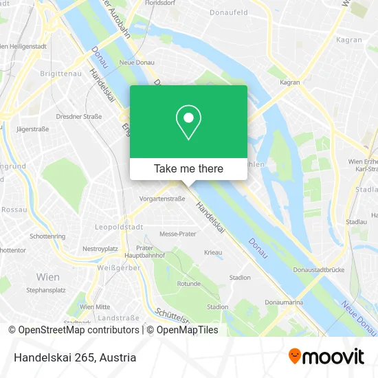 Handelskai 265 map