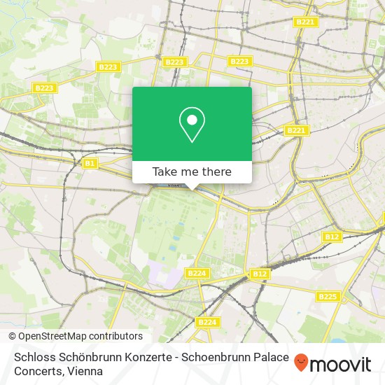 Schloss Schönbrunn Konzerte - Schoenbrunn Palace Concerts map