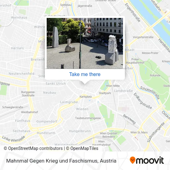 Mahnmal Gegen Krieg und Faschismus map