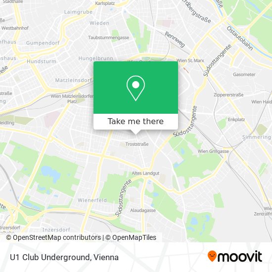 U1 Club Underground map