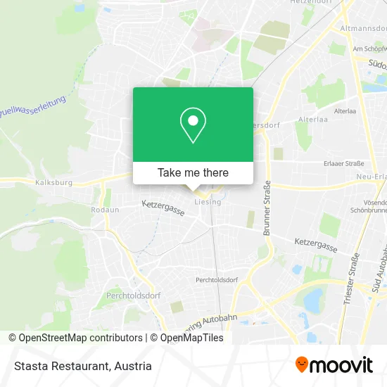 Stasta Restaurant map