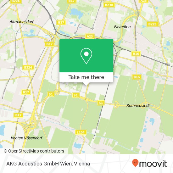 AKG Acoustics GmbH Wien map