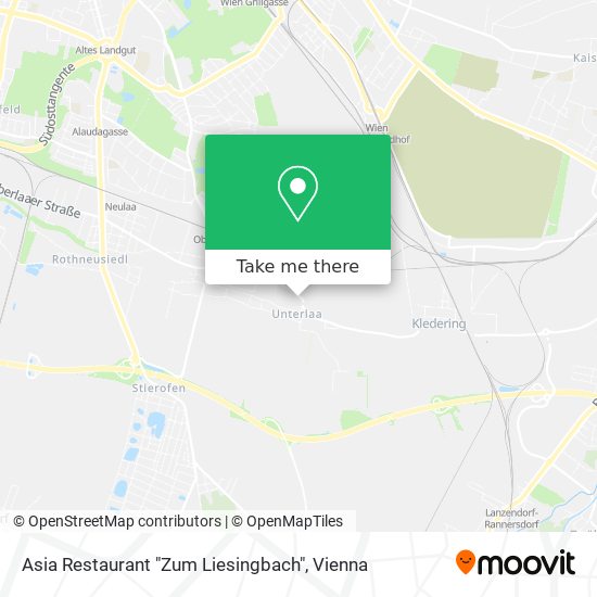 Asia Restaurant "Zum Liesingbach" map