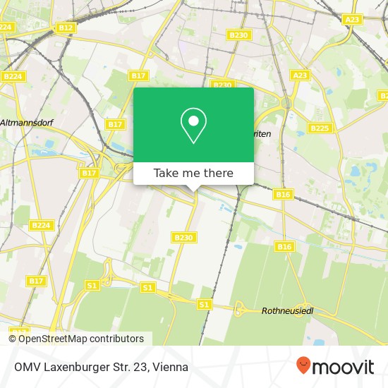 OMV Laxenburger Str. 23 map