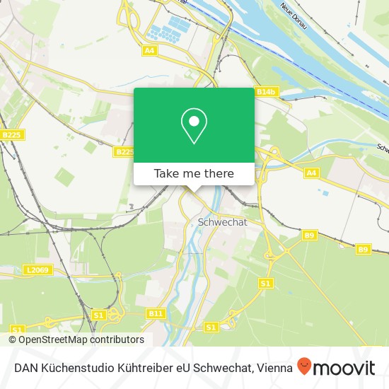 DAN Küchenstudio Kühtreiber eU Schwechat map