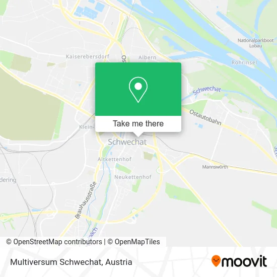 Multiversum Schwechat map