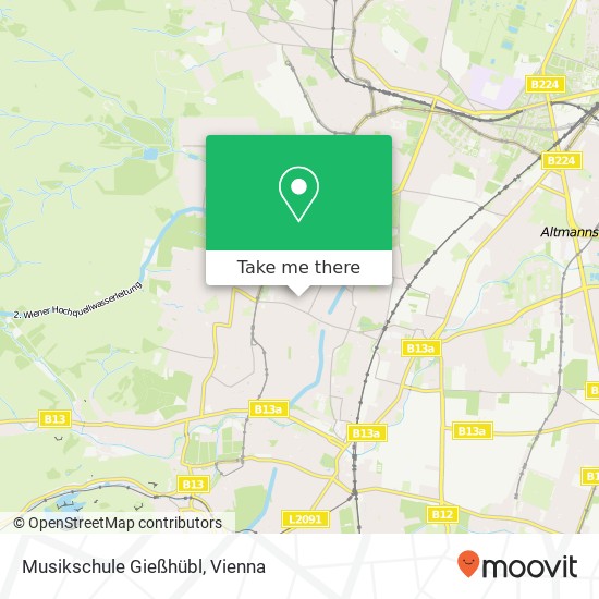 Musikschule Gießhübl map