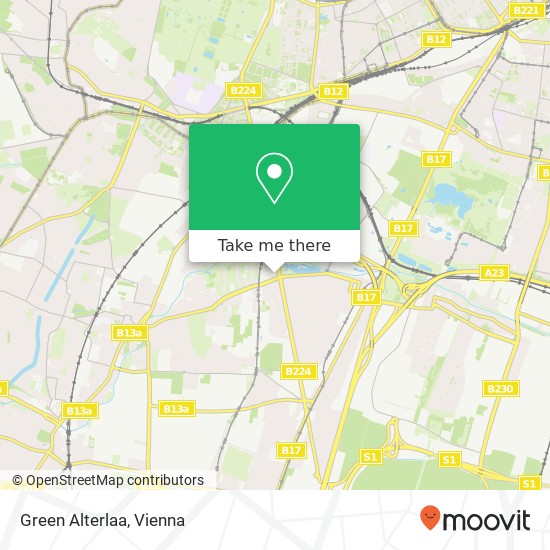 Green Alterlaa map