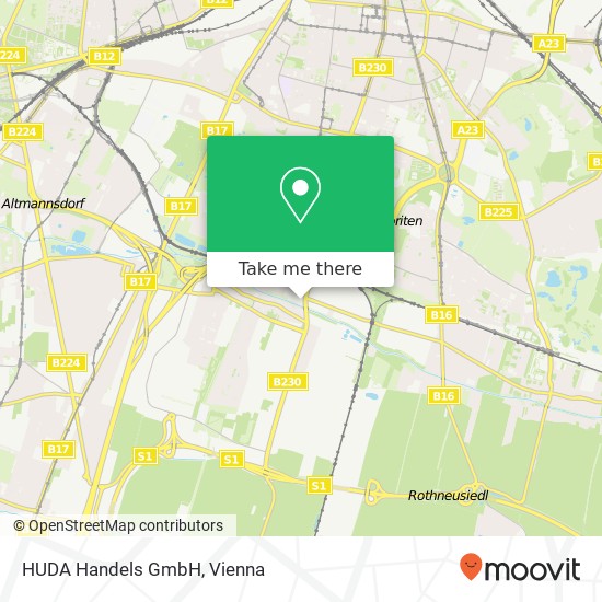 HUDA Handels GmbH map