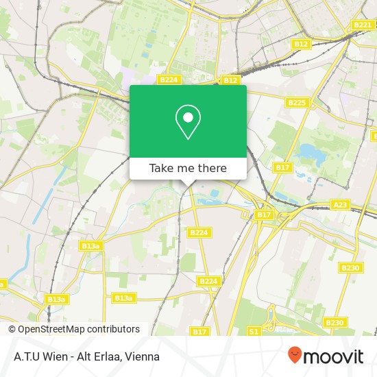 A.T.U Wien - Alt Erlaa map